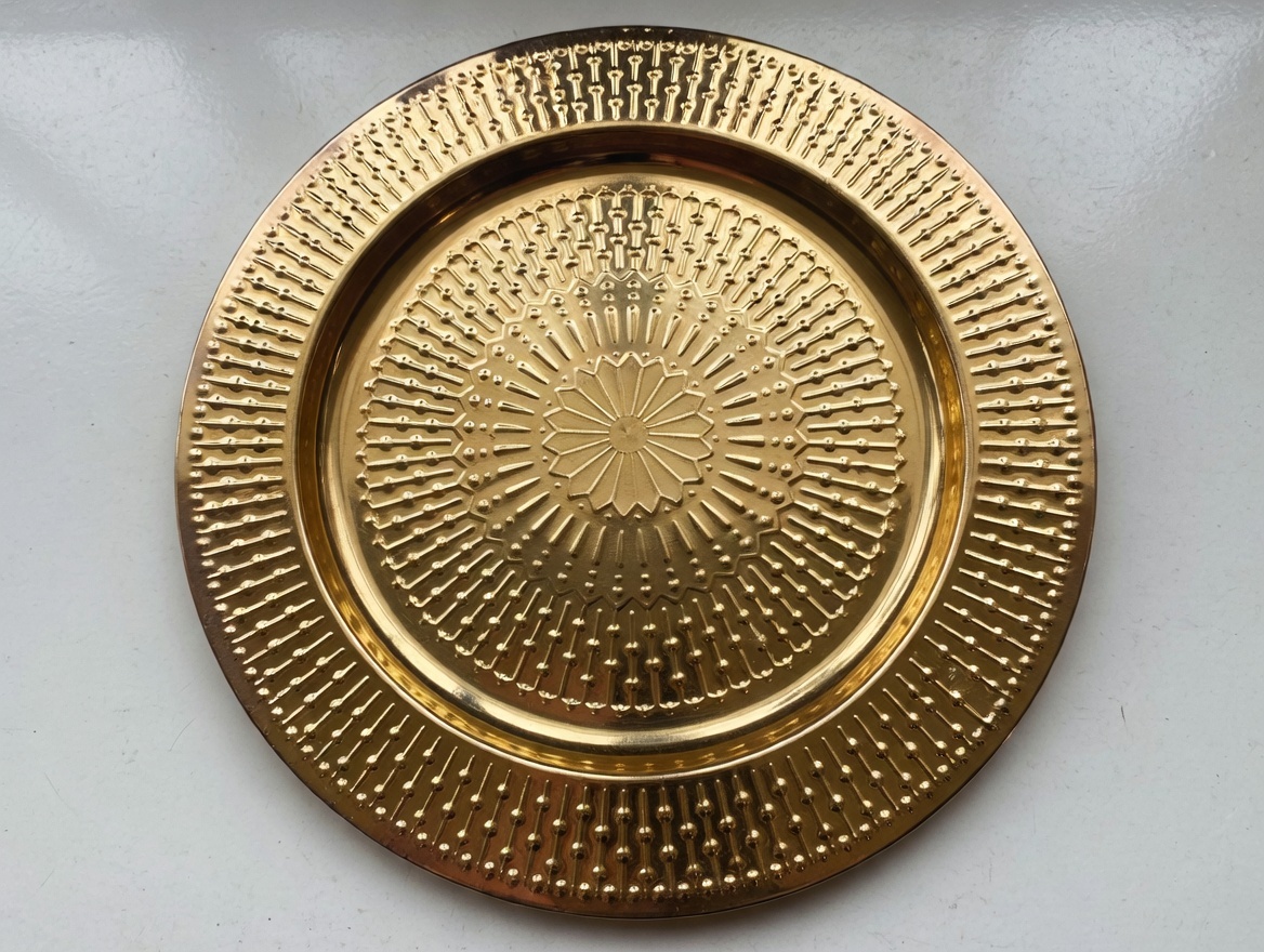 Ornate Gold Charger Plate